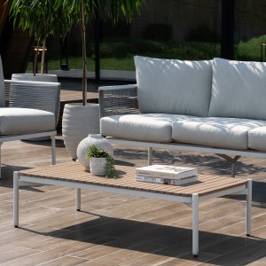 Henry Garden Coffee Table White/Grey