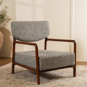 Sara Armchair Black/White