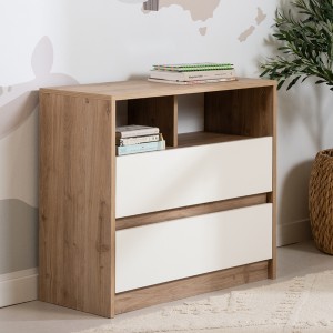 Leo Kids Dresser Cream/Oak