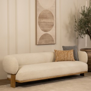Lugano 4 Seater Sofa Beige