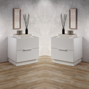 New Start 2 Nightstands Matt White