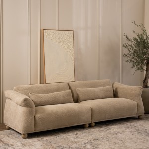 Wexford 4 Seater Sofa Light Brown