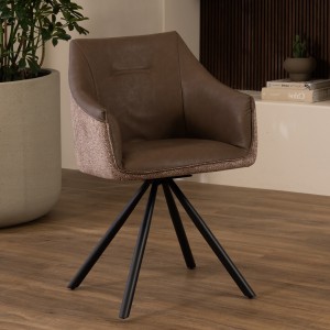 Calvin Dining Chair Brown