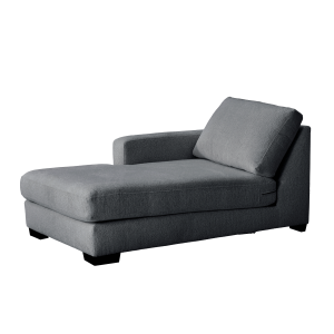 Montana Left Chaise Lounge Dark Grey