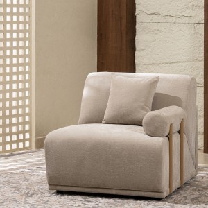Serena 1.5 Seater Right Arm Sofa Cream