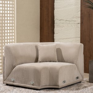 Serena Wedge Sofa Cream
