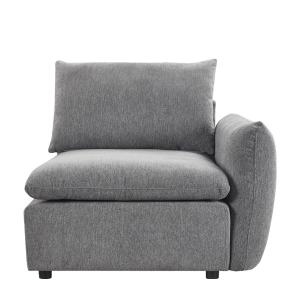 Mouj Single Right Arm Sofa Dark Grey