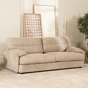 Reva 3 Seater Sofa Grey