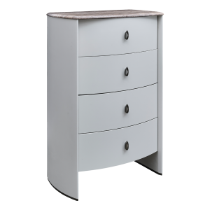 Lucas Chest Of Drawers Light Grey/Brown