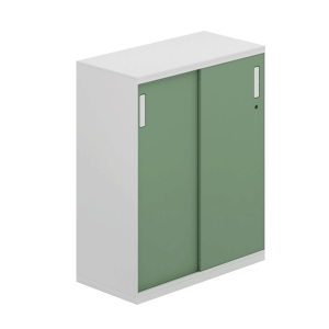 Steelbox Steel Cabinet With Top White/Green