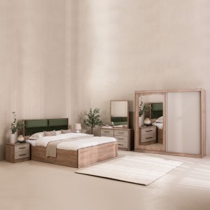 Alya 180X200 Bedroom Set with Wardrobe