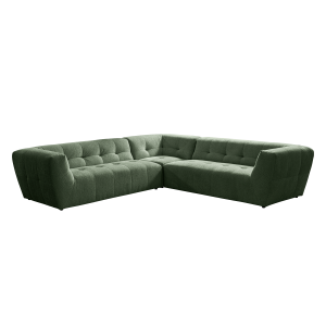 Baku 5 Seater Corner Sofa Green