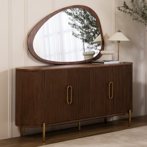 Randa Buffet with Mirror Brown