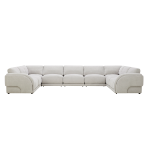 Estivo Big U-Shape Corner Sofa Grey