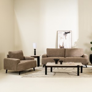 Terra 3+2+1 Seater Sofa Set Brown