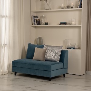 Infinito 2 Seater Sofa Armless Blue