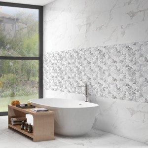 Massa Ceramic Decor Tile White 30X60 cm