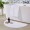 Kingsley Bath Mat Semi Circle White 80 cm