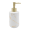 Nova Soap Dispenser White - Gold