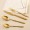 Ripple Stainless Steel Cutlery Set 24Pcs Gold