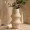 Marble Ceramic Vase Beige 13.5X24.7 cm