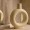 Viki Ceramic Vase Matte Beige 24X8X29.5 cm