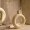 Viki Ceramic Vase Matte Beige 18.5X6X23.3 cm