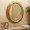 Ring Round Mirror Gold 88.5X74X6.5 cm