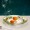 Citrus Glass Plate Set 6Pcs Green