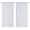 Lily Voile Curtain Pair White 140 X 300 cm  