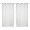 Drew Voile Curtain Pair White 140 X 300 cm  