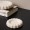 Brookes Deco Plate White 9.8X9.8X2 cm