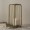 Rectangular Metal Candle Holder Gold 14 cm