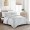 Mosaic 5Pcs Luxury Jacquard Duvet Cover Set Silver 220X240 cm