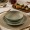 Circ Emb Stoneware Dinner Set 18Pcs Turquoise