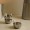 Muwaraq Glass Gahwa Cup Set 6Pcs Silver