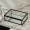 Reed Glass Storage Box Black 18X13X5.5 cm 