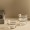 Perlen Glass Gahwa Cup Set 6Pcs Silver