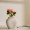 Pink Rose Spray Single Stem Flower 38 cm