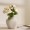 White Rose Spray Single Stem Flower 57 cm