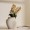 Cream Hydrangea Single Stem Flower 50 cm