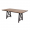 Marzana 6 Seater Dining Table Brown/Black