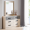 Passito Dresser with Mirror Off-White/Grey
