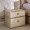 Flexy 2 Drawers Kids Nightstand Oak/Cream