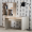Flexy Kids Study Desk with Side Unit Oak/Cream