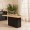 Prato 6 Seater Dining Table Oak/Black 180 cm