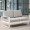 Brenta 2 Seater Garden Corner Left Sofa White/Grey