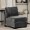 Drew 1 Seater Armless Sofa Dark Grey