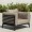 Emilia Garden Single Sofa Grey/Black