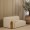 Lana 2 Seater Left Arm Diwaniya Beige